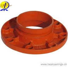 UL FM Approved Ductile Iron Grooved Fitting Adaptor Flange